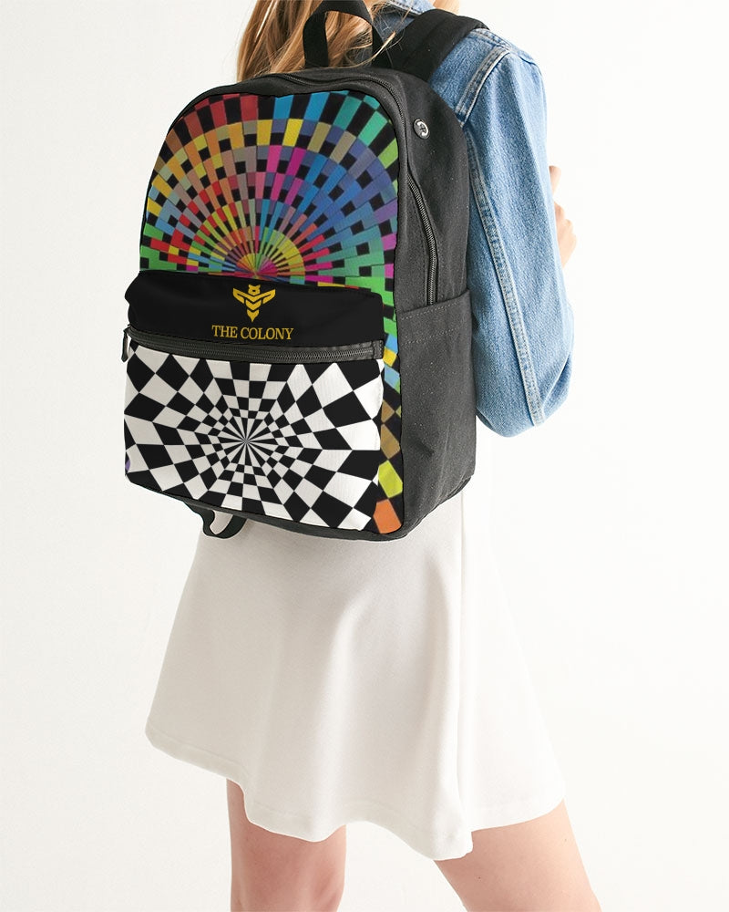 Psychedelic Mindset Small Canvas Backpack