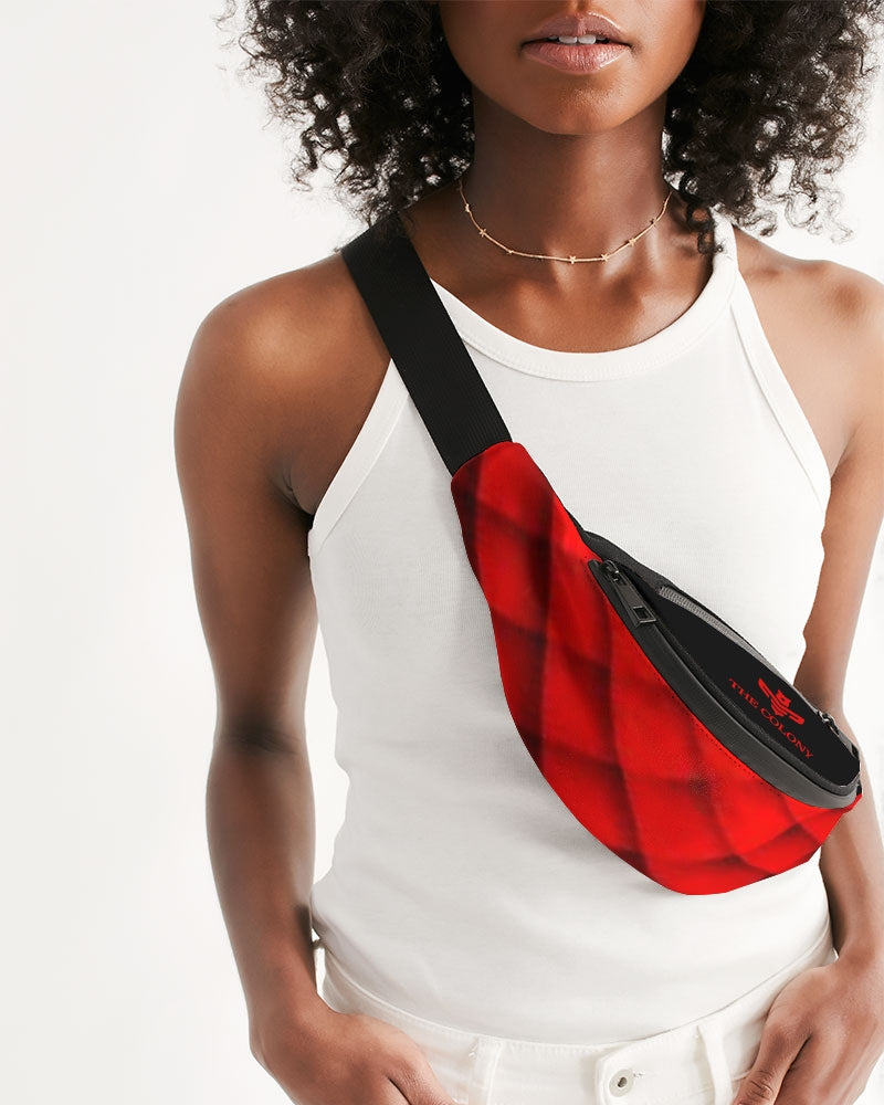 Red "I" Crossbody Sling Bag