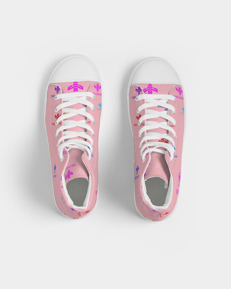 Pink Matter Women's Hightop Canvas Shoe