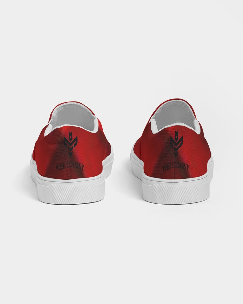 Red "I" Men's Slip-On Canvas Shoe